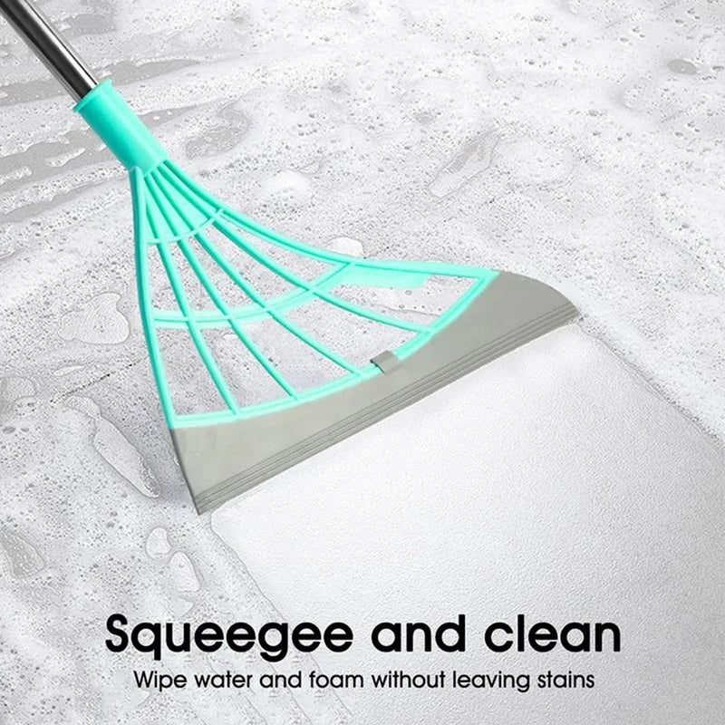 Toilet Bathroom Toilet Floor Wiper Magic Broom Sweeping Silicone Artifact Ground Scraping Floor Cleaning Tools Mop Brooms