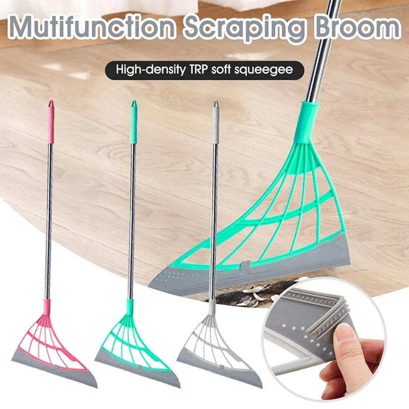 Toilet Bathroom Toilet Floor Wiper Magic Broom Sweeping Silicone Artifact Ground Scraping Floor Cleaning Tools Mop Brooms